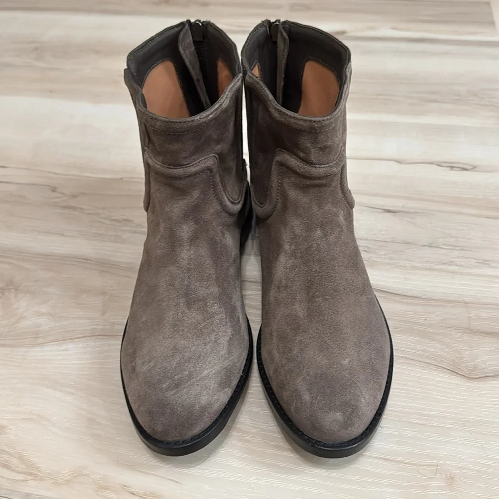 Johnston & Murphy Darby Back-Zip Bootie In Gray - Picture 2 of 9